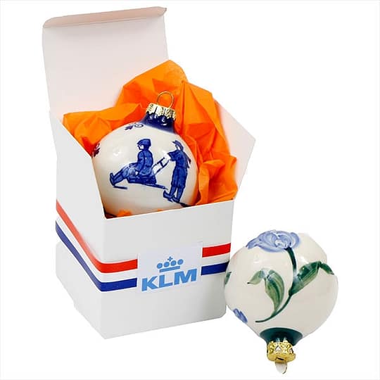 Christmas ball Delft Blue