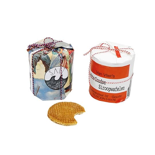 Syrup waffels in own customized package