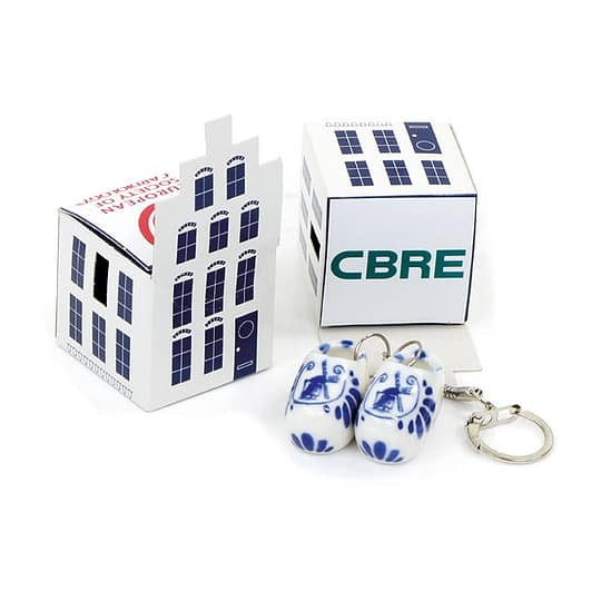 Keychain wooden shoes