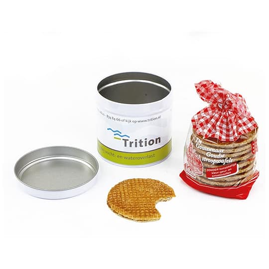 Syrup waffels in own customized package